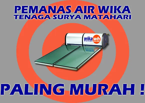 ARTICLE JUAL PEMANAS AIR WIKA TENAGA SURYA MATAHARI PALING MURAH jual wika paling murah cover