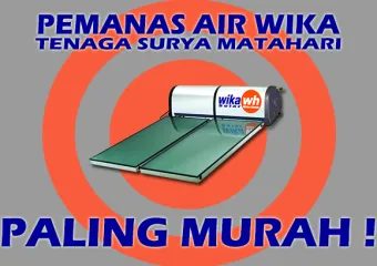 ARTICLE JUAL PEMANAS AIR WIKA TENAGA SURYA MATAHARI PALING MURAH