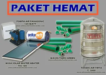 ARTICLE PROMO PAKET HEMAT PEMANAS AIR WIKA TENAGA SURYA MATAHARI