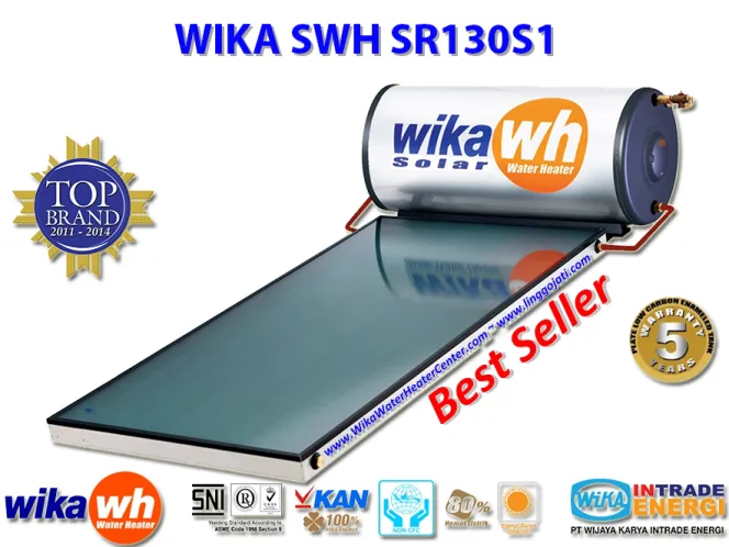 PEMANAS AIR TENAGA SURYA ~ WIKA SWH SR130S1 prdk swh130