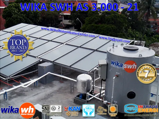 PEMANAS AIR TENAGA SURYA ~ WIKA SWH - AS 3.000 - 21 produk swh as 3 000  21